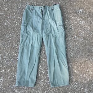 Vintage retro Green khaki cargos (unisex)